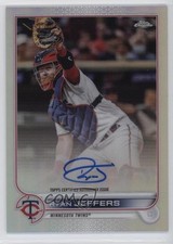 2022 Topps Chrome Veteran Refractor 148/499 Ryan Jeffers #CVA-RJ Auto 05cf
