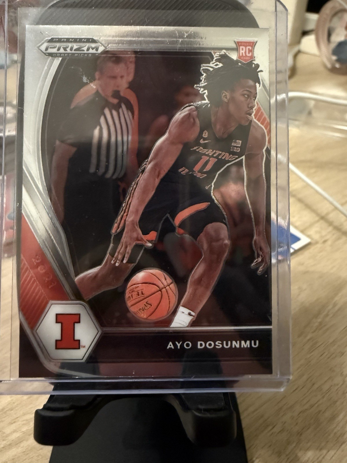 2021-22 Panini Prizm Draft Picks - Ayo Dosunmu #20 Silver Prizm (RC)