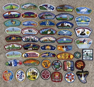 Boy Scouts BSA Council Shoulder Patches Mixed Lot of Scout Patches Vintage