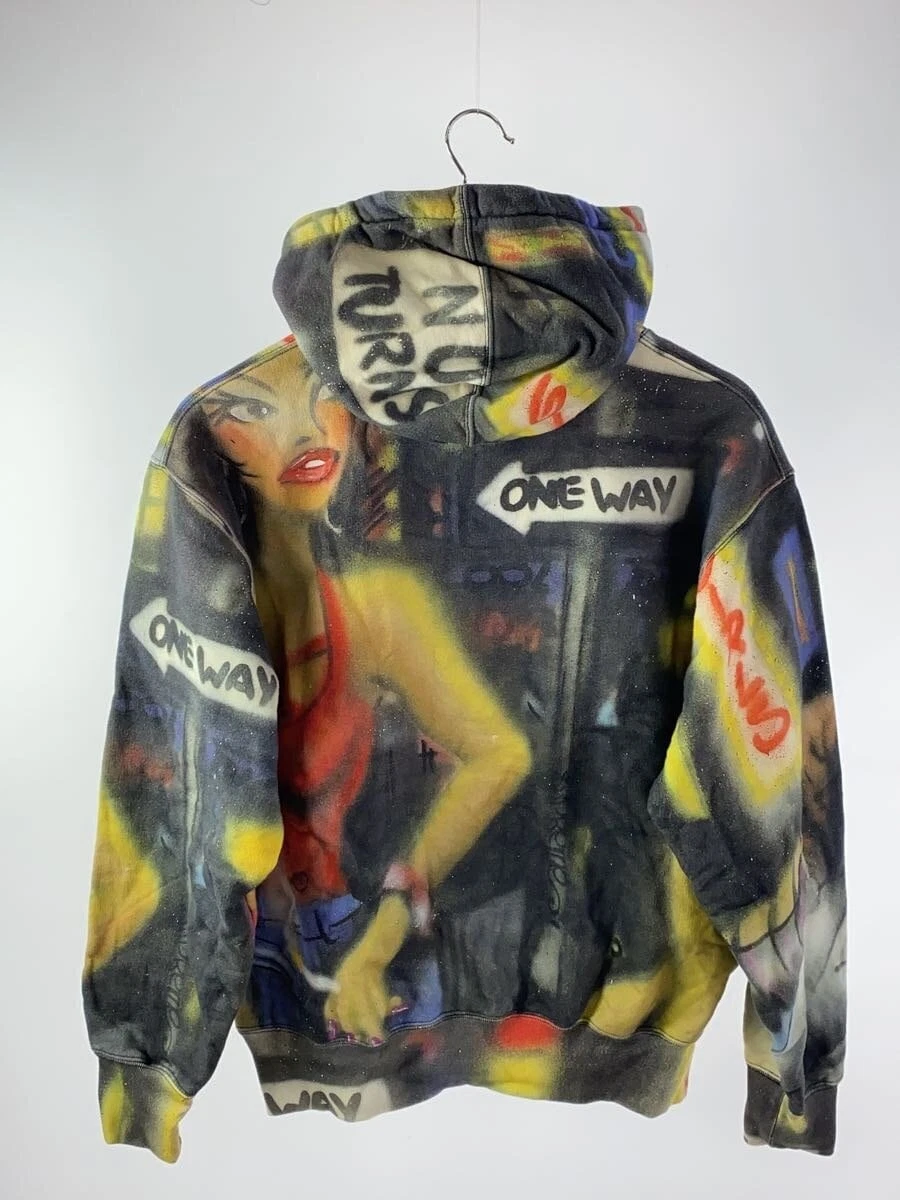 Felpa con cappuccio Supreme 21AW LADY ROSA S cotone multicolore fantasia all over