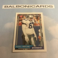 1992 Topps - #739 Russell Maryland Dallas Cowboys NM+ Free Shipping!
