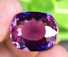 Natural Purple Blue Montana Sapphire 27.00 Ct Flawless Certified Loose Gemstone