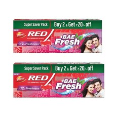 Dabur Red Bae Fresh Gel, Fights Bad Breath, Cavity Germs Plaque, 12hr Freshnes