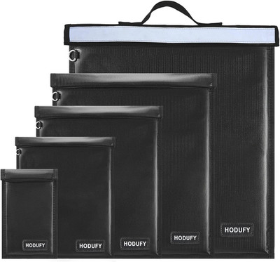 Hodufy 5 Pack Faraday Bags, Extra Large Faraday Bag for Laptops & Tablets & Radi