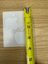 Apple Logo OEM Authentic IPhone White Stickers Decal