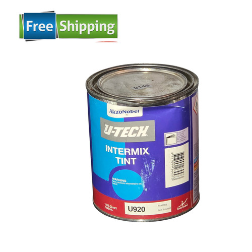 AkzoNobel U-Tech U920 Pearl Red Intermix Tint Automotive Paint Toner Quart