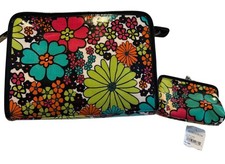 Vintage Nordstrom Cosmetic Bags Vinyl Black 7...