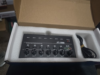 #ad #ad Audio Mixer Line Mixer 6 Channel DC 5V 6 Stereo Ultra Low Noise $50.00