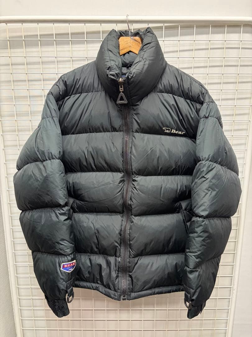 Bear Bear Reversible Black Down Jacket Men Size: … - image 1