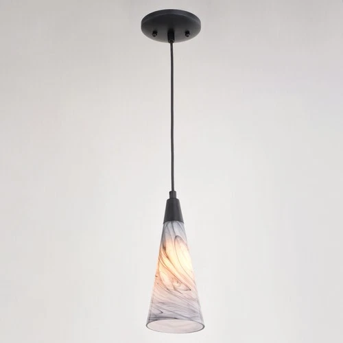 Vaxcel Lighting P0409 Milano 4"W Mini Pendant - Black - Picture 8 of 12