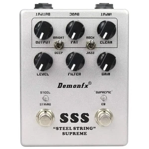 Démonfx SSS Chaîne d'acier Effet de guitare suprême Pedal