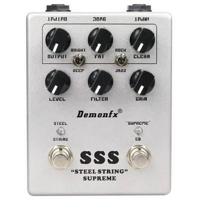 Demonfx SSS Steel String Supreme Guitar Effect Pedal
