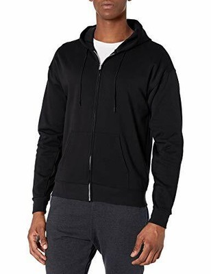 mens full zip eco smart fleece hoodie