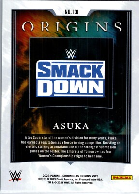 2023 Panini Chronicles ORIGINS WWE Asuka #131 | eBay