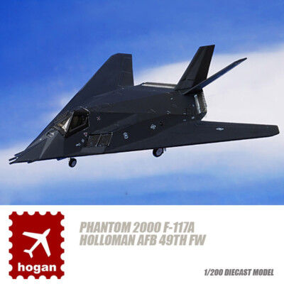 Hogan 1/200 US Air Force F-117A Nighthawk Attack Fighter Model