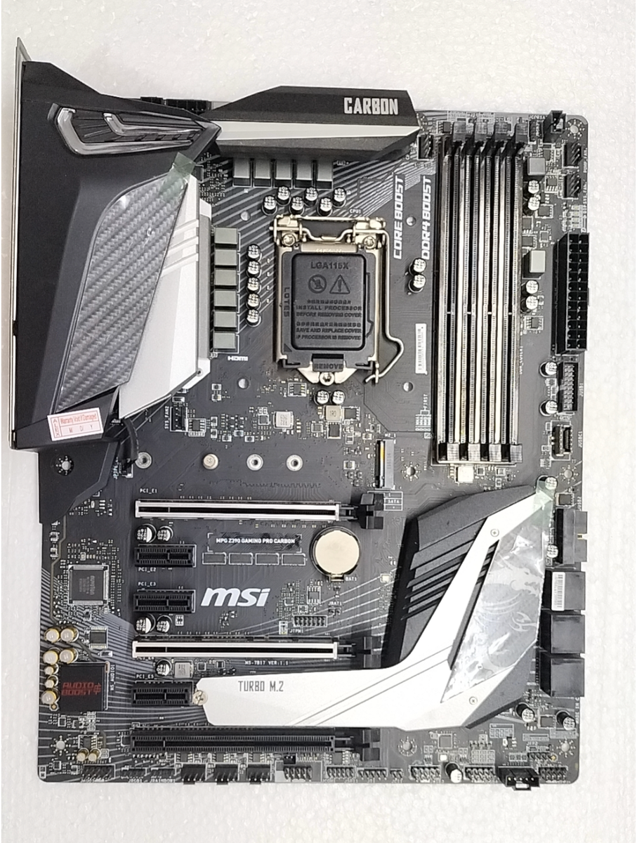 MSI MPG Z390 GAMING PRO CARBON Motherboard Tested | eBay