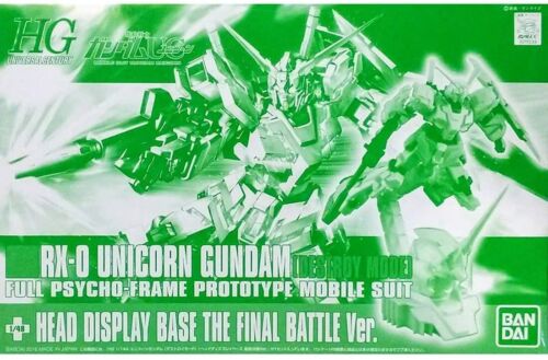 Event limited Gundam HG 1/144 Unicorn Gundam (Destroy Mode) + Head display - Picture 1 of 1