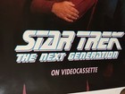 STAR TREK NEXT GENERATION PRE-Movie VHS AD POSTER 1991 + STARFLEET 1992 flyers  — photo 7
