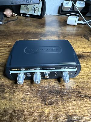 M-Audio Podcast Factory Recording Interface Untested/ Unit Only