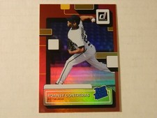 2022 Donruss Holo Red Rated Rookie SP Card of Roansy Contreras - Pirates HOT HOT