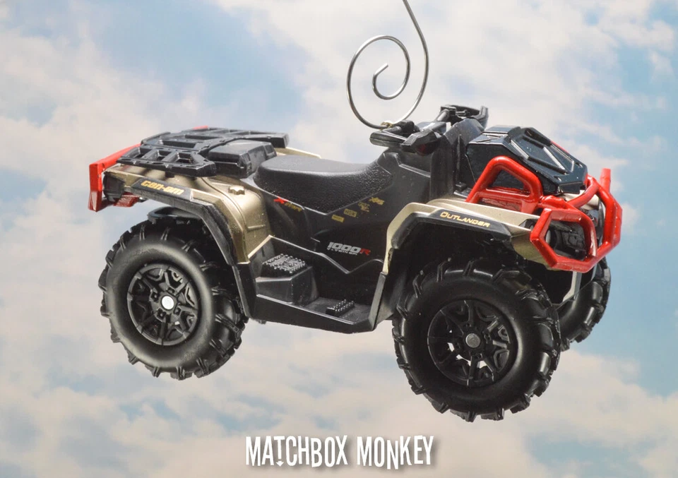 Custom Can-Am Outlander XMR 1000R ATV 4x4 Christmas Tree Ornament Honda Yamaha - Image 4 of 4