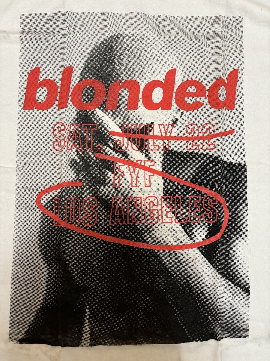 rare authentic Frank Ocean Blond 2017 FYF Music Festival Test