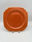 Fiestaware Riviera Vintage Original Red Orange 9” Plate Fiesta HLC WV USA HTF