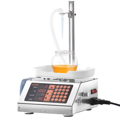 VEVOR Automatic Liquid Filling Machine Digital Control Bottle Filler 5-300 g