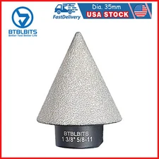 1-3/8" Diamond Chamfer Finger Cone Milling Bit Tile Ceramic Marble Hole Saw Tool