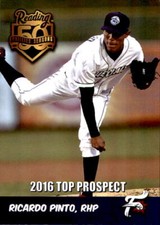 2016 Reading Fightins Prospects Choice #15 Ricardo Pinto Carabobo Venezuela Card