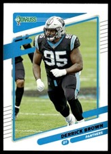 2021 Donruss B Derrick Brown Carolina Panthers #43