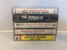 Lot of 5 Country Cassettes Kentucky Headh Mavericks Little Texas Kendalls Bailli