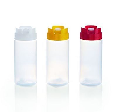 Farben wählbar Quetschflasche Dosierflasche,farbiger Deckel 0,75 / 0,94 Liter 