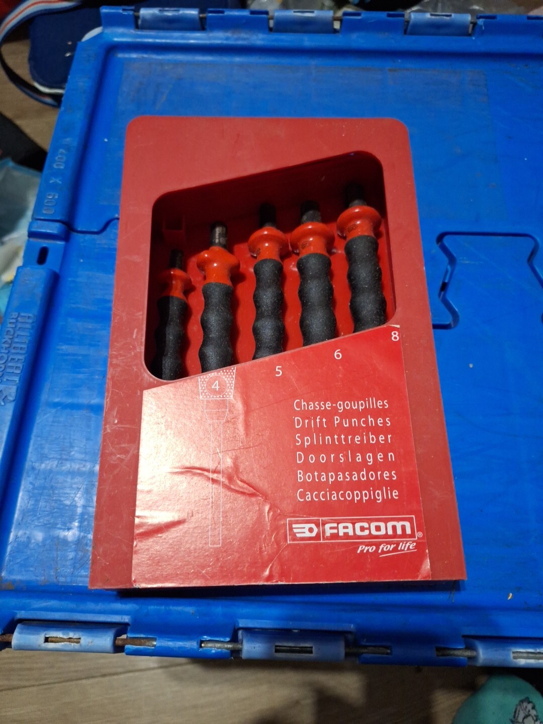 Tools 5 Piece Sheathed Drift Punch Set 249.GPB eBay