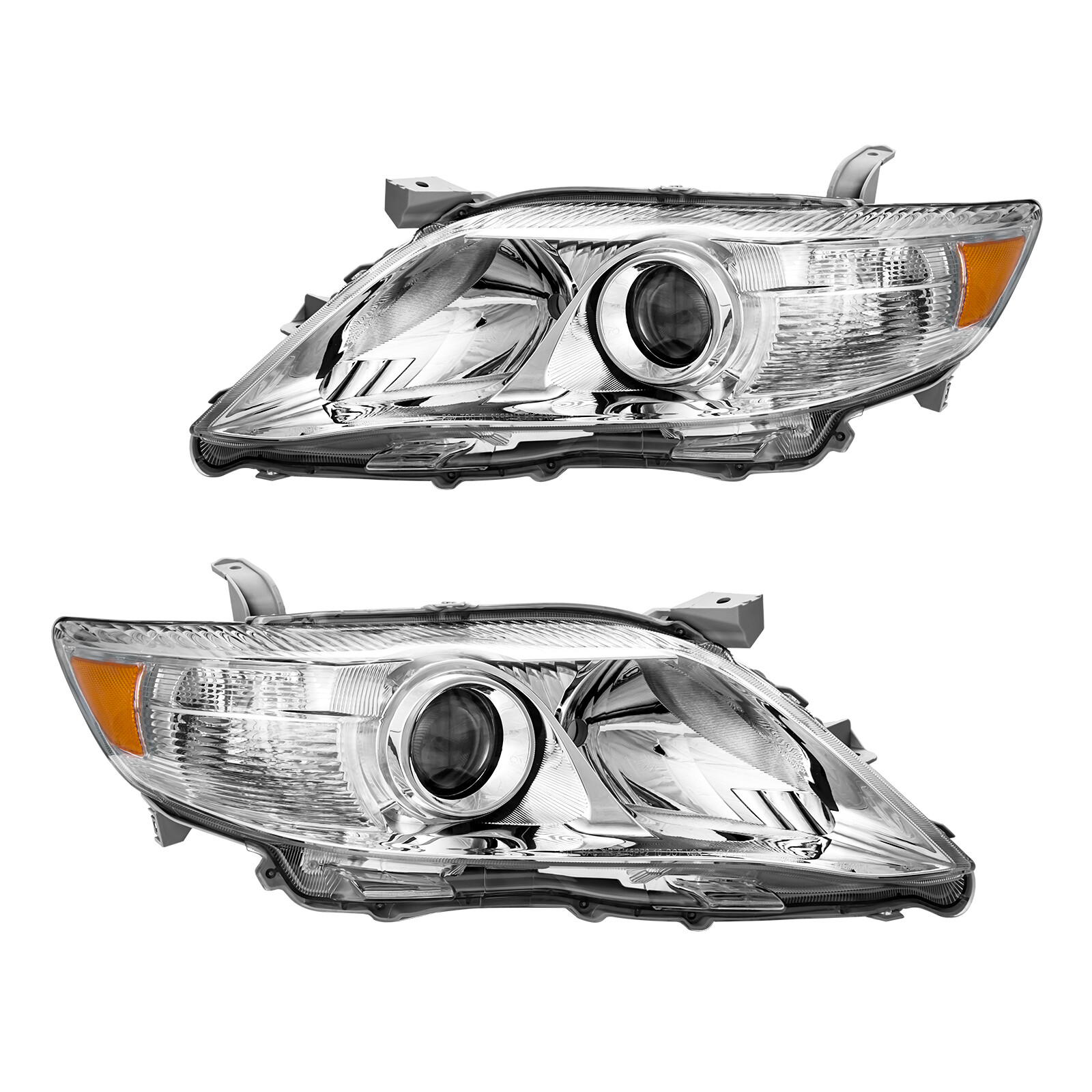 Premium Headlight Assembly Pair for 2010-2011 Toyota Camry AMCH