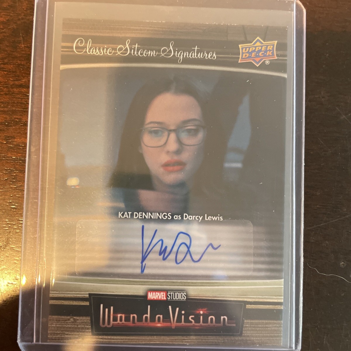 2022 UPPER DECK MARVEL WANDAVISION SITCOM 1950s AUTO KAT DENNINGS