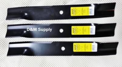 Set of 3 heavy duty XHT 50'' Dixie Chopper mower blades 30227-50H