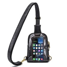 Sling Bag for Women Touchscreen Small Crossbody Cell Phone Purse Fanny PackBl...