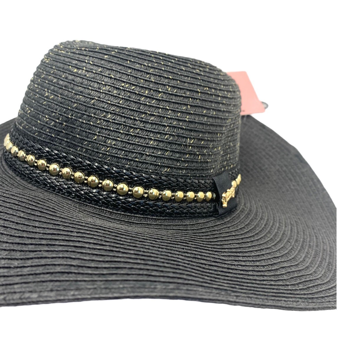 Juicy Couture Womens OS Sun Hat Wide Brim Floppy Beach 