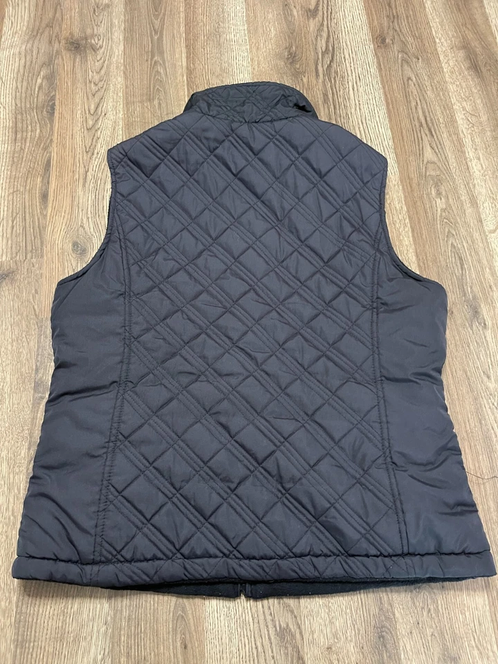 Chaqueta Free Country, Para Mujer Talla Mediana, Negra, Chaleco, Cremallera Completa Foto 2 de 4