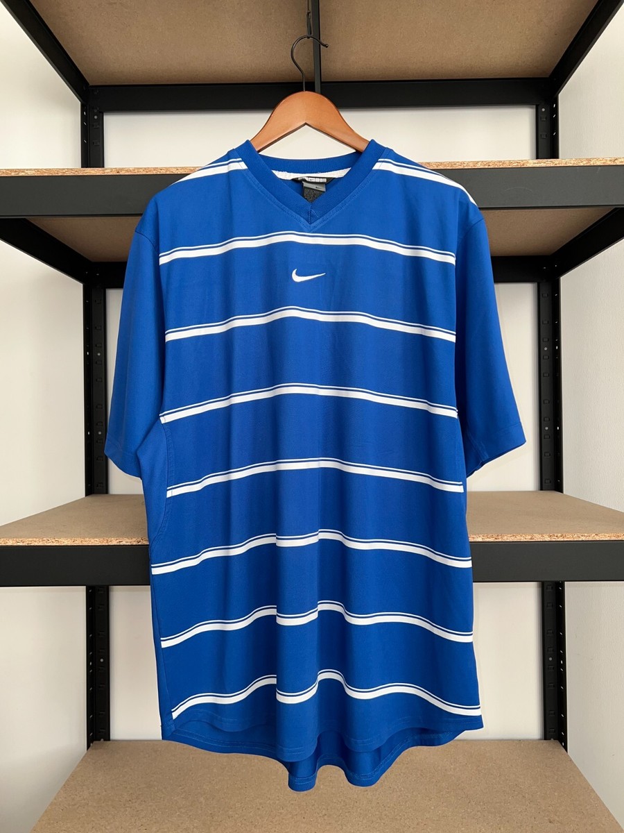 Vintage 2000s Nike Center Logo Soccer Football Jersey T-shirt Sz