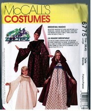 McCalls 6775 Renaissance Medieval Costume Pattern Uncut Ladies LARGE 38,40