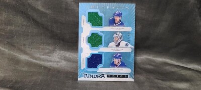 2015-16 Upper Deck Artifacts - Tundra Trios Ryan Miller, Daniel Sedin, Henrik...