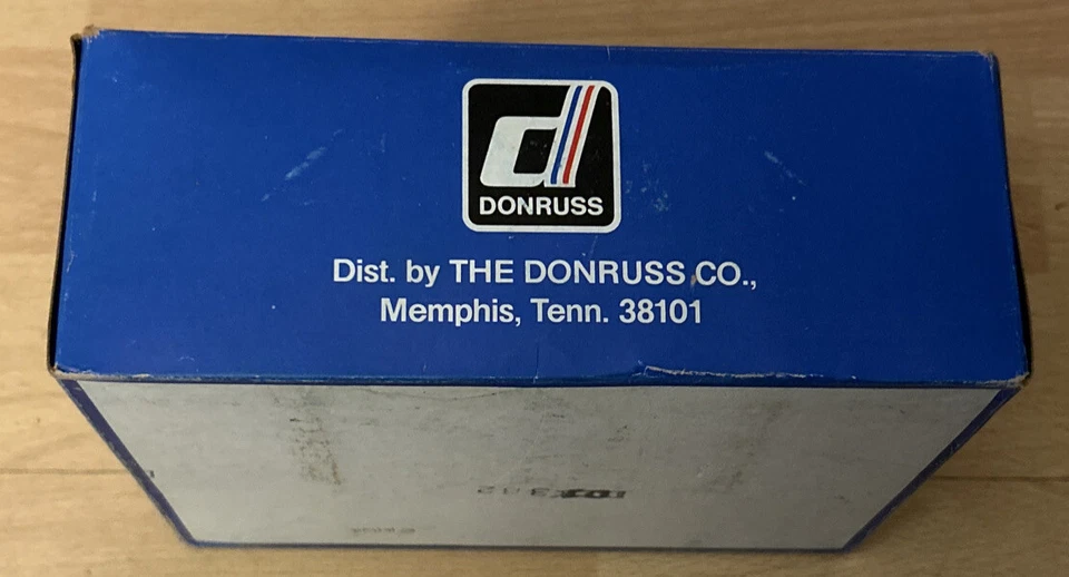 Caja de béisbol Donruss Action All Stars 1983 vacía con error Mickey Mantle “Mantel” Foto 4 de 4