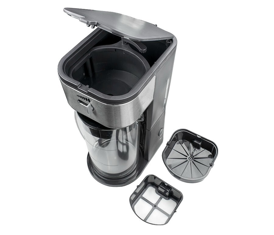 Brentwood Iced Tea & Coffee Maker Black 64oz Pitcher Strength Selector