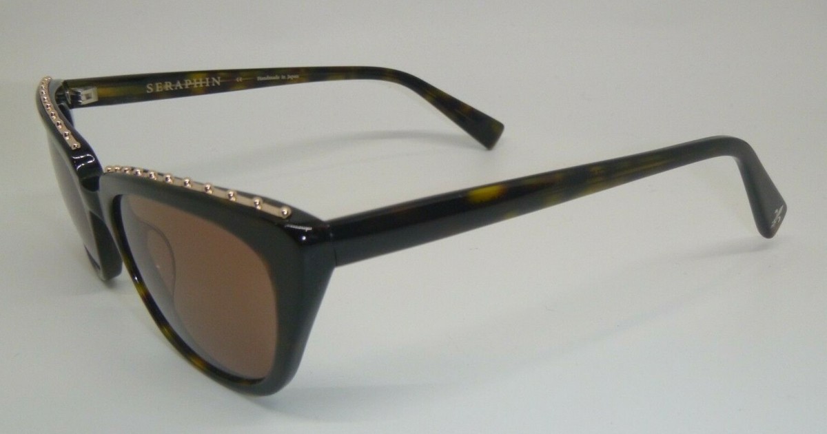 SERAPHIN Augusta Sun/8528 Tortoise Plastic Cat Eye 