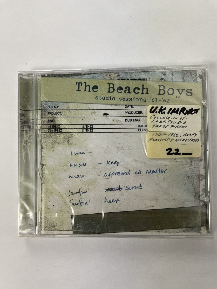 The Beach Boys - Studio Sessions '61-'62 CD Rare Uk Import #8 | eBay
