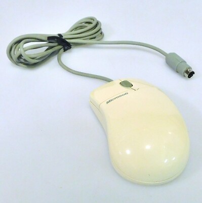 Microsoft IntelliMouse 68874 PS/2 Serial compatible - Retro Vintage~mit Rechnung
