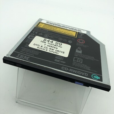 IBM ThinkPad T Series # UJDA755 DVD / CD-RW Optical Drive Slim 92P6581 13N6781