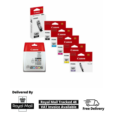 ONLYU PGI 580 XXL CLI 581 XXL Cartucho De Tinta Compatible Para Canon 580 Para Canon 581 Para PIXMA TS6150 TS6151 TR7550 TR8550 TS6250 TS6351 TS6350 TS6251 (2PGBK 2Negro 2Cian 2Magenta 2Amarillo
